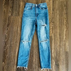 H&M distressed jeans